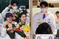 마스크 쓴 황대헌, 차가운 눈빛으로 귀국… 진짜 '메가톤급' 발언 쏟아낼까