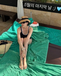 장윤주, 톱모델은 수영복도 남달라…역대급 볼륨 몸매
