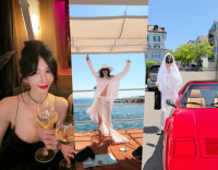 '태국 재벌♥' 신주아, 럭셔리한 여행에 의미심장 글…인생은 어리석은 날들의 기록