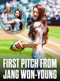 K-POP과 MLB의 만남…장원영, 뉴욕 메츠 시구서 '승리 요정' 등극