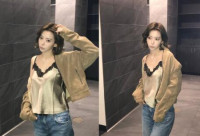 르세라핌 사쿠라, 과감한 슬립 패션…성숙미 물씬