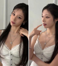황재균과 각자의 길 걷더니…지연, 순백 드레스 자태에 시선 집중