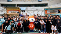 “재밌게 해, 다치지 말고!” 한국축구 레전드 차범근 이사장, 아들 차두리 감독 있는 화성FC에 커피·분식차 선물